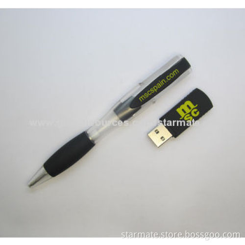 Pen-shaped USB Flash Drive, High-speed 2.0 Interface